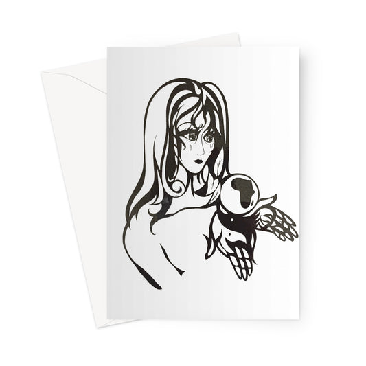 Weeping Over Our Treatment of the Earth Greeting Card