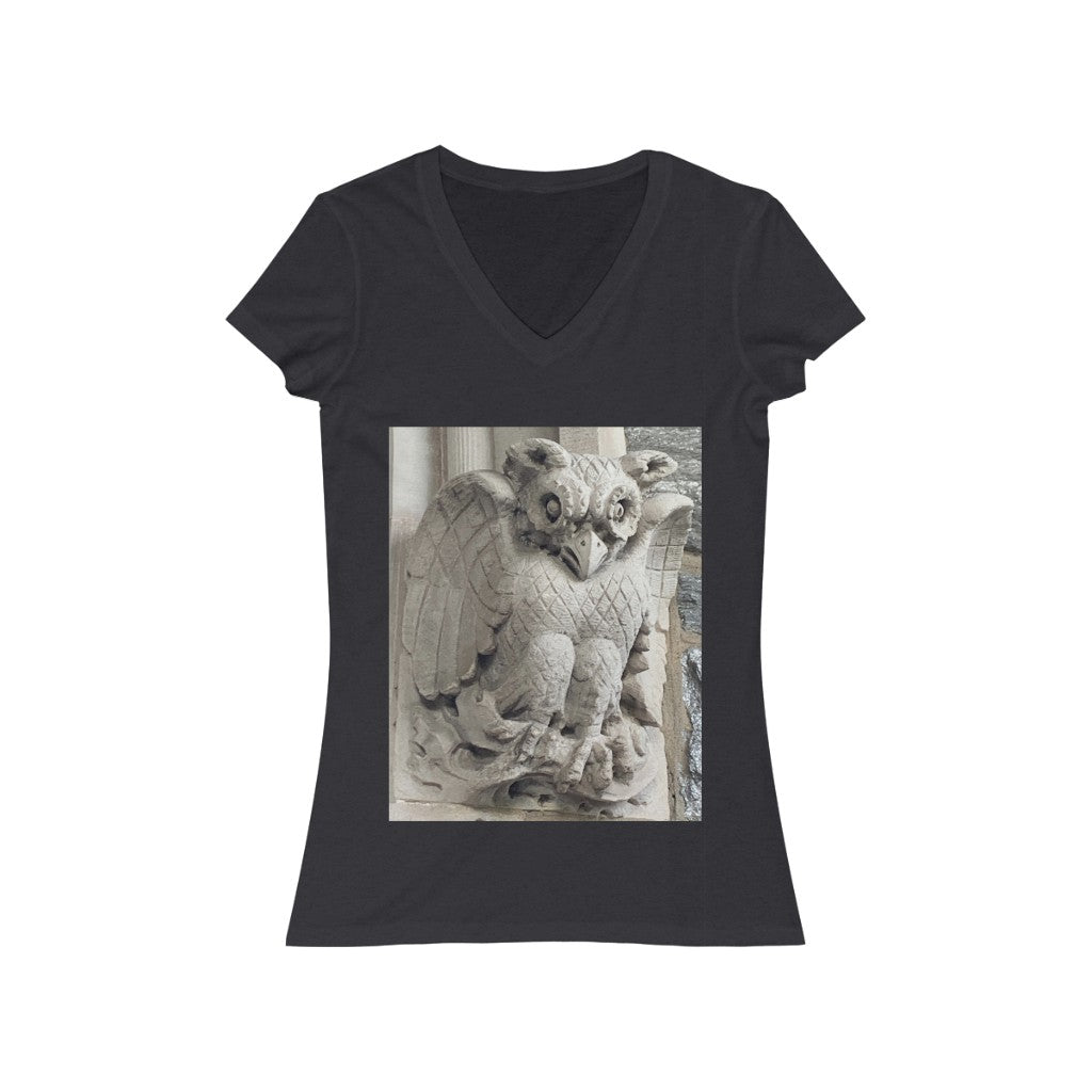 Face 4 - Women's Jersey Short Sleeve V-Neck Tee