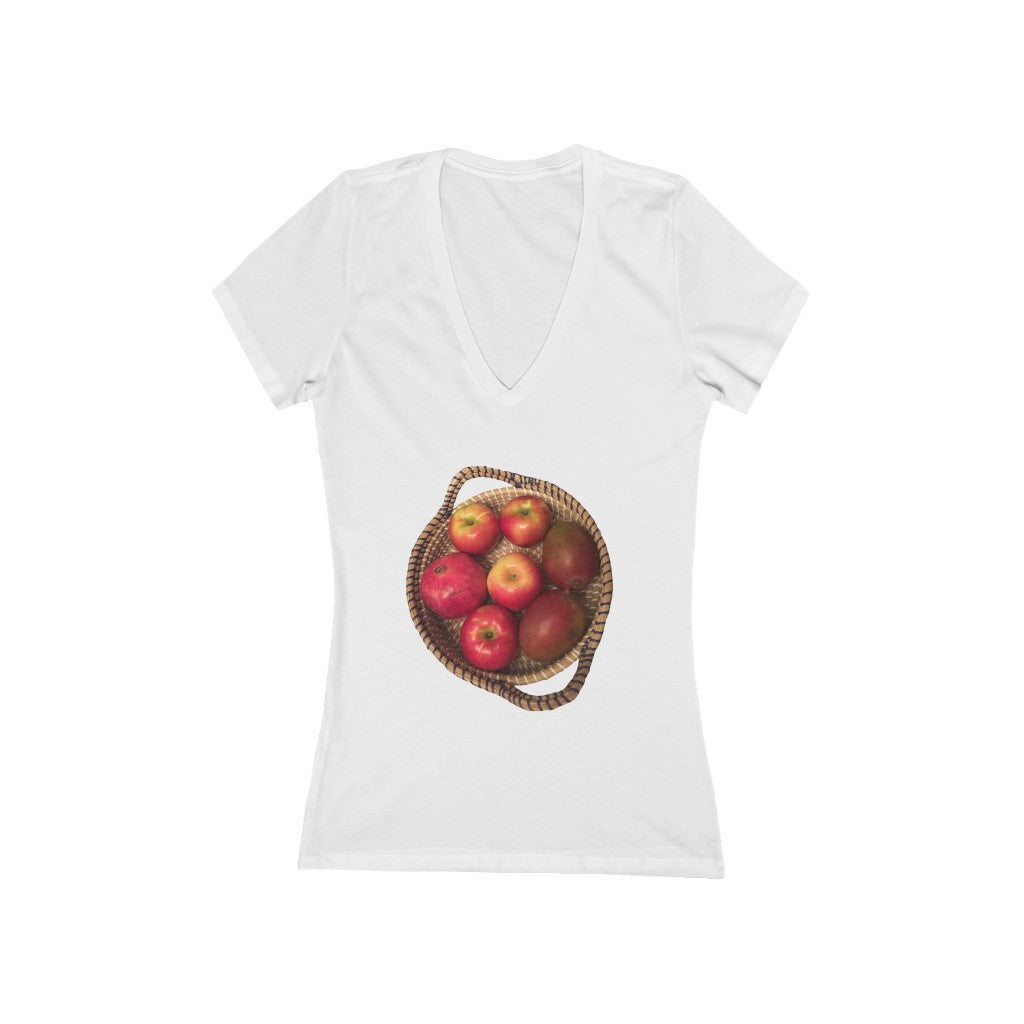 Fruit 1 - Women's Jersey Short Sleeve V-Neck Tee