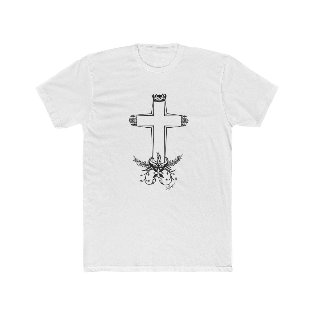 "Cross #1" - Men's Cotton Crew Tee