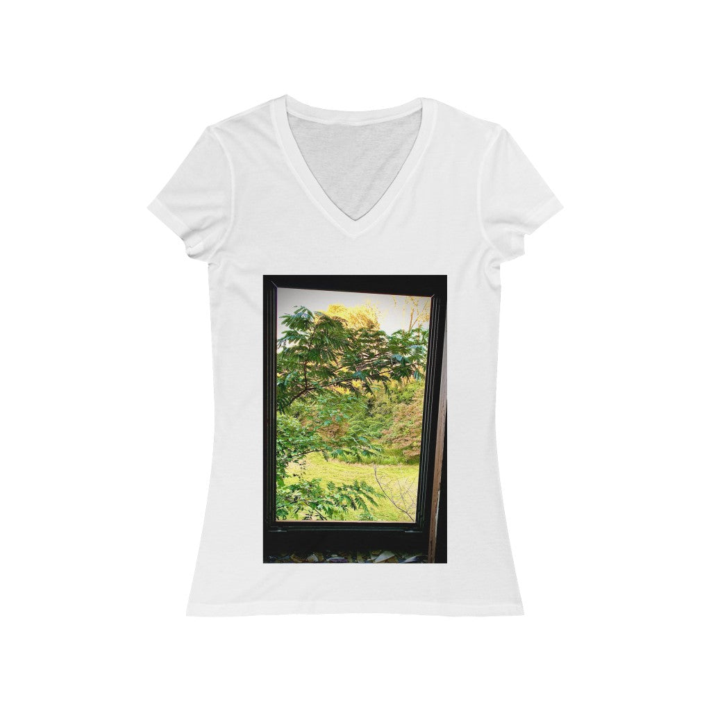 Window 3 - Women's Jersey Short Sleeve V-Neck Tee