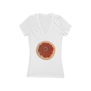 Grapefruit - Women's Jersey Short Sleeve V-Neck Tee