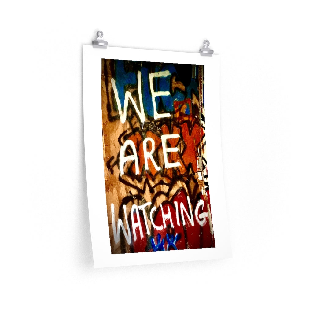 Watching - Premium Matte poster