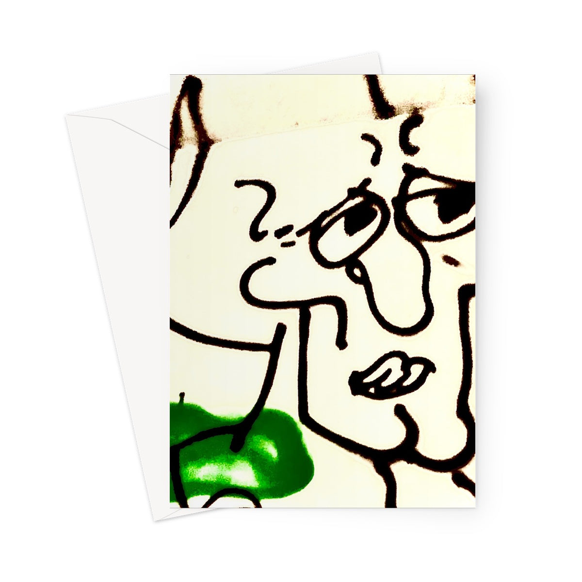 Chin Greeting Card