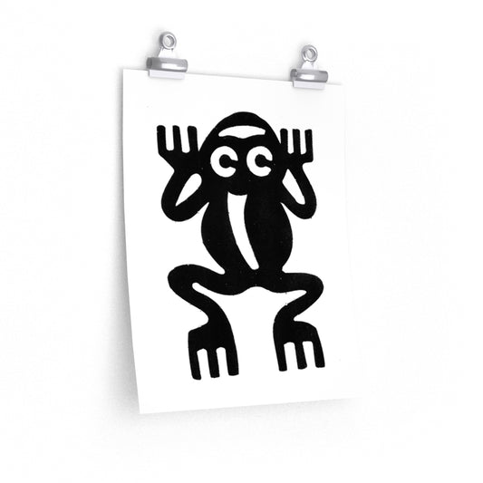 Frog - Premium Matte poster