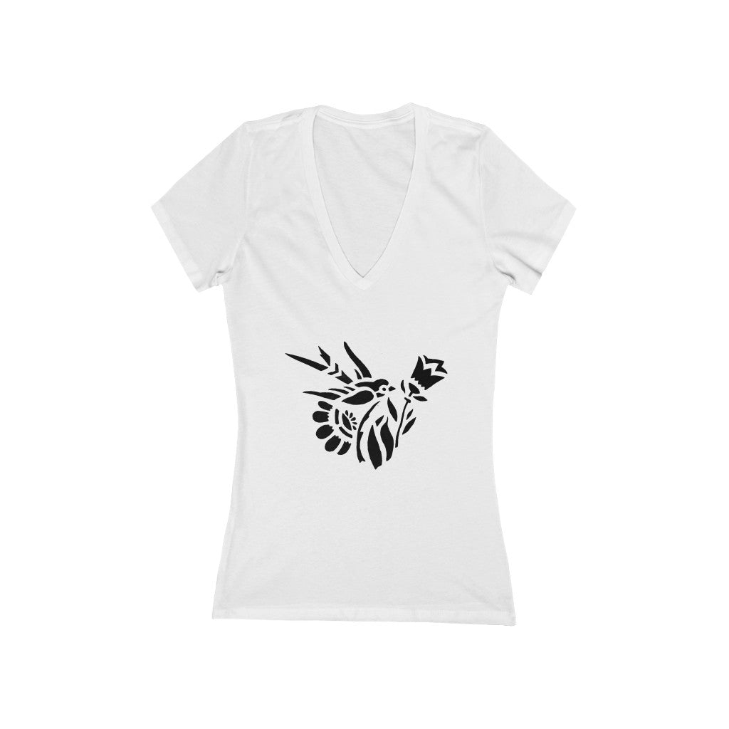 Bird 2 - Women's Jersey Short Sleeve V-Neck Tee
