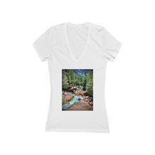Load image into Gallery viewer, Yosemite 2 - Women&#39;s Jersey Short Sleeve V-Neck Tee
