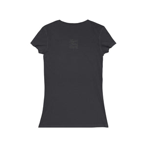 Wine Barrel in the Loire Valley - Women's Jersey Short Sleeve V-Neck Tee
