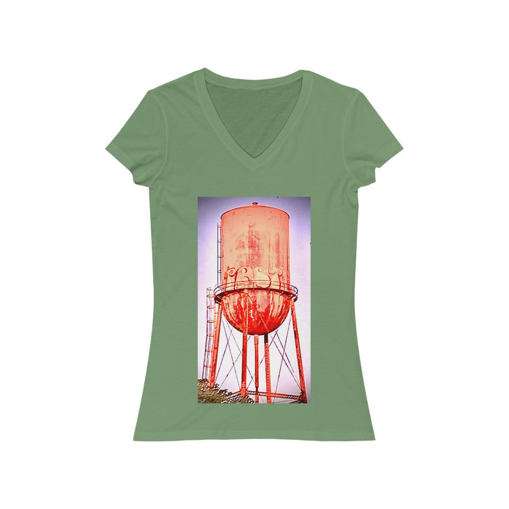 Tower - Women's Jersey Short Sleeve V-Neck Tee