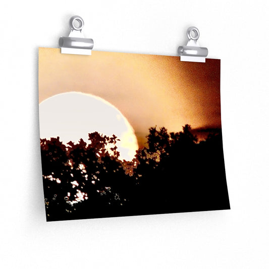 Moon 5 - Premium Matte poster