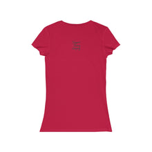 Load image into Gallery viewer, Wine Barrel in the Loire Valley - Women&#39;s Jersey Short Sleeve V-Neck Tee
