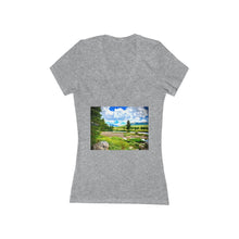 Load image into Gallery viewer, Yosemite 4 - Women&#39;s Jersey Short Sleeve V-Neck Tee
