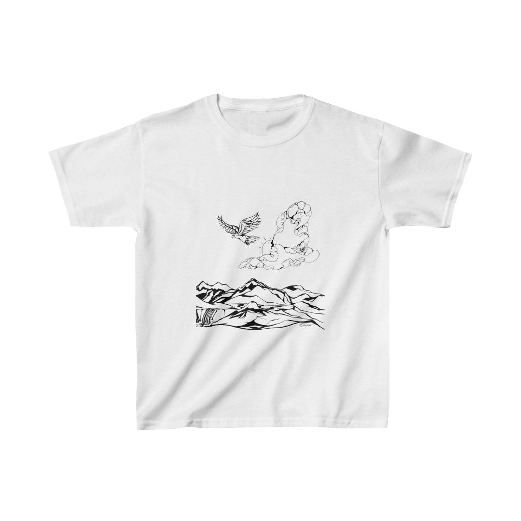"Freedom - God's Gift" - Kids Heavy Cotton™ Tee