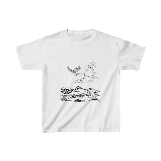 "Freedom - God's Gift" - Kids Heavy Cotton™ Tee