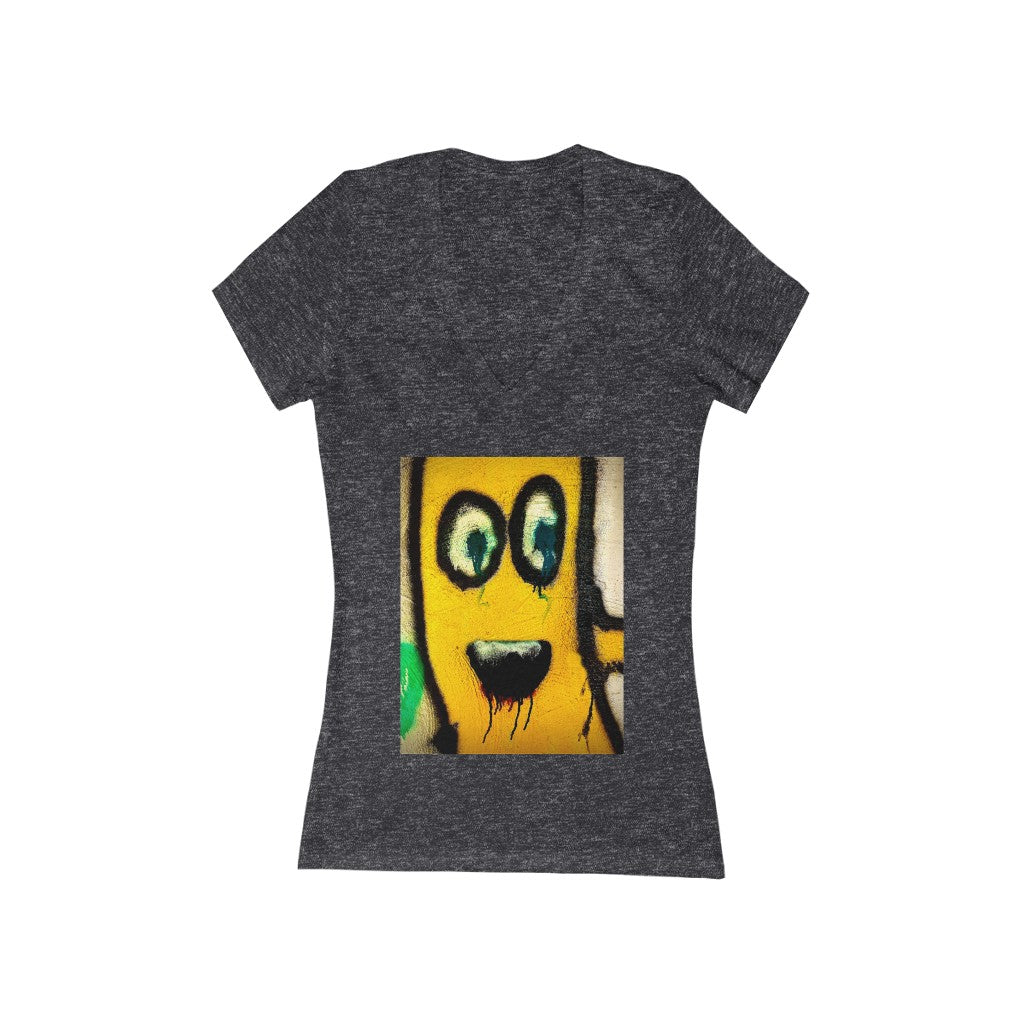 Cherry Juice Dripping - Women's Jersey Short Sleeve V-Neck Tee