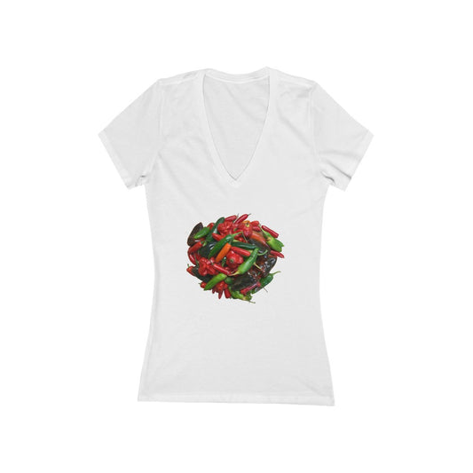 Ring of Fire 2 - Women's Jersey Short Sleeve V-Neck Tee
