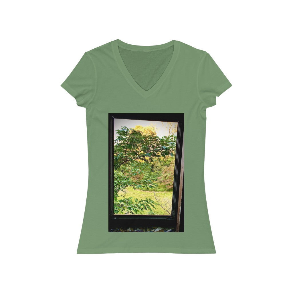 Window 3 - Women's Jersey Short Sleeve V-Neck Tee