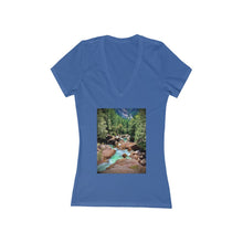 Load image into Gallery viewer, Yosemite 2 - Women&#39;s Jersey Short Sleeve V-Neck Tee
