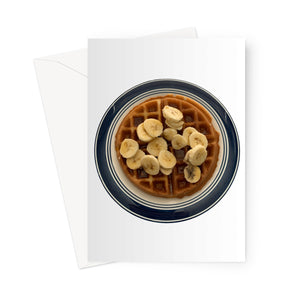 Belgian Waffle Greeting Card