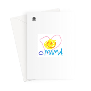 Philly Skyline with Moon Greeting Card