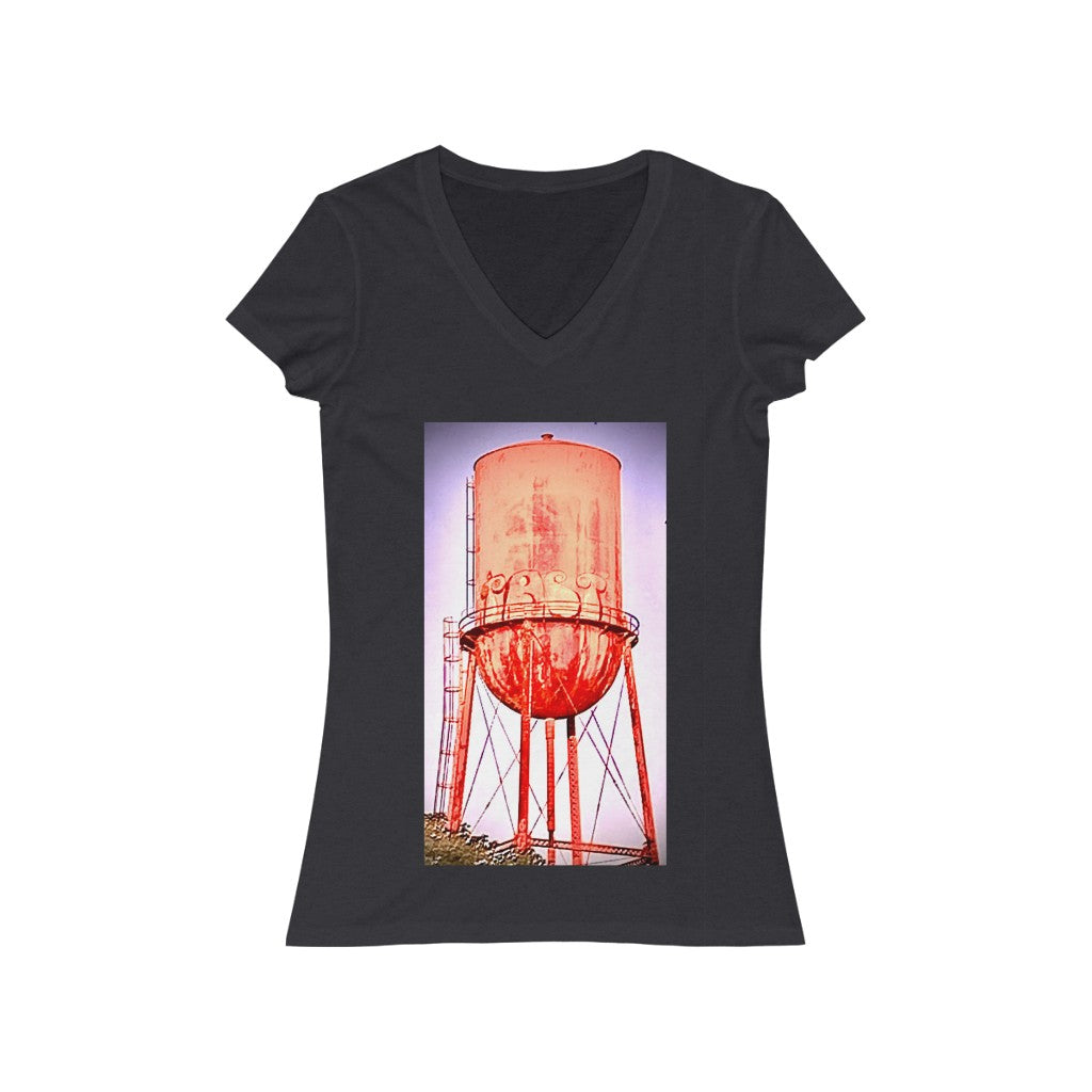 Tower - Women's Jersey Short Sleeve V-Neck Tee