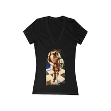 Load image into Gallery viewer, Headless King - Women&#39;s Jersey Short Sleeve V-Neck Tee
