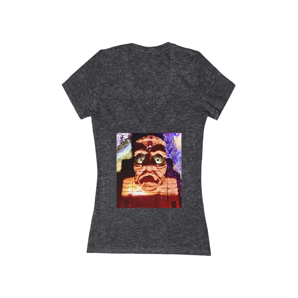 Toy in Basement - Women's Jersey Short Sleeve V-Neck Tee