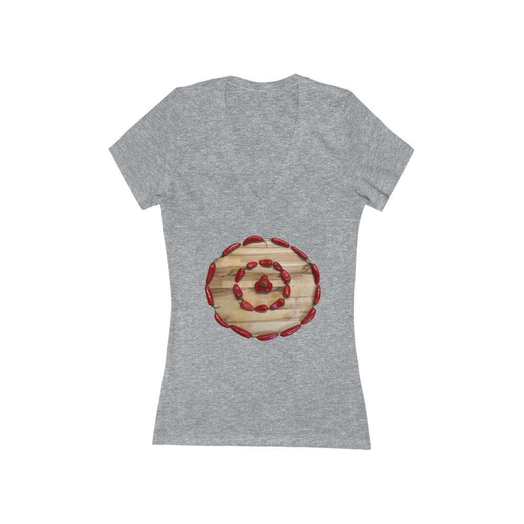 Ring of Fire 3 - Women's Jersey Short Sleeve V-Neck Tee