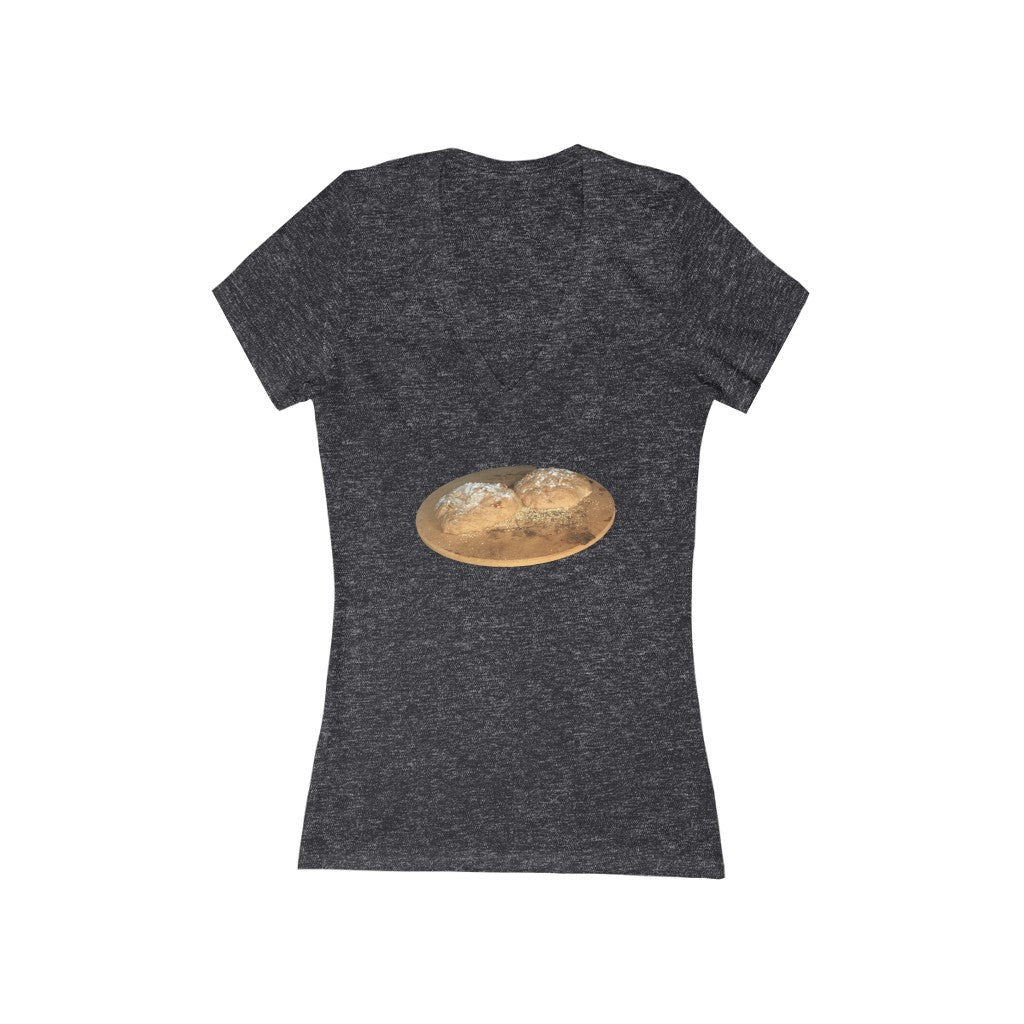 Bread 1 - Women's Jersey Short Sleeve V-Neck Tee