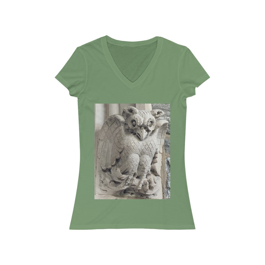 Face 4 - Women's Jersey Short Sleeve V-Neck Tee
