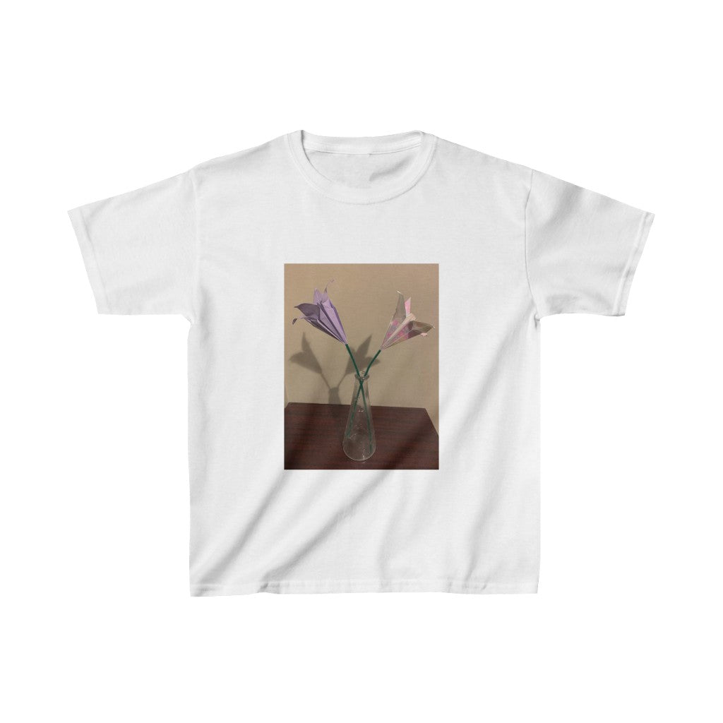 Origami Flowers - Kids Heavy Cotton™ Tee