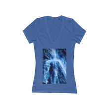 Load image into Gallery viewer, Yosemite Falls 2 - Women&#39;s Jersey Short Sleeve V-Neck Tee
