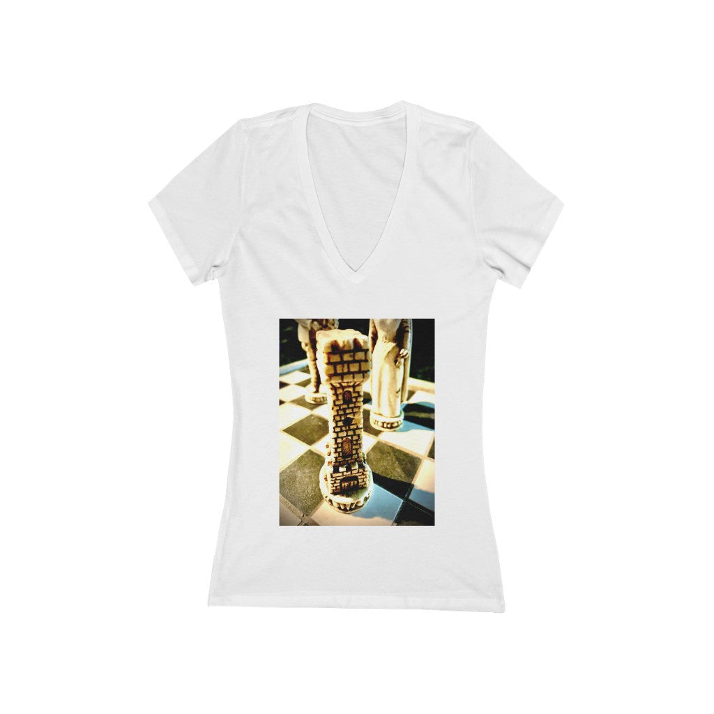Rook - Women's Jersey Short Sleeve V-Neck Tee