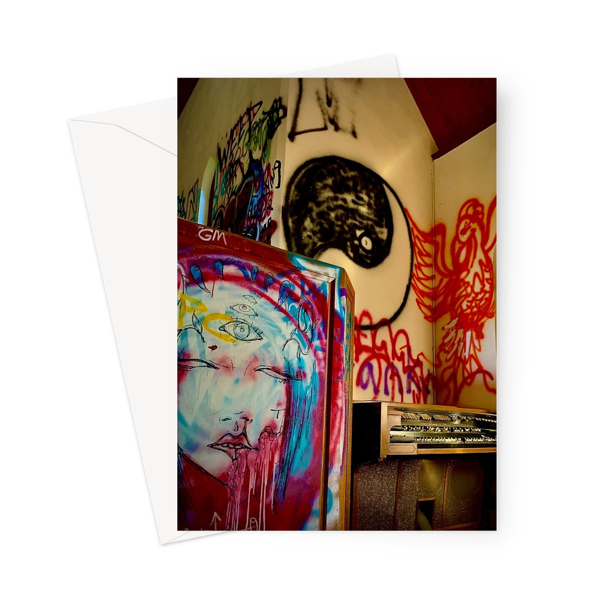 Eyes & Organ Greeting Card