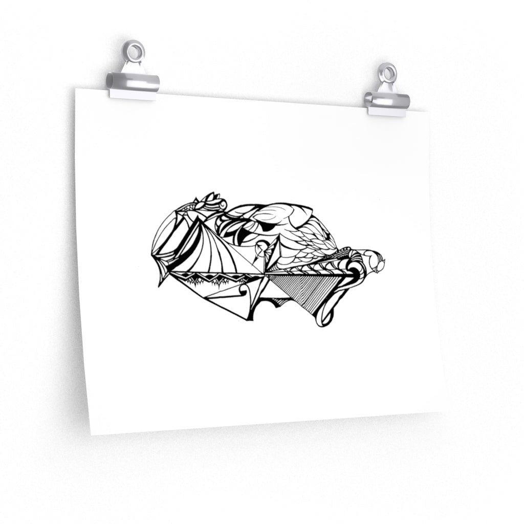"Abstration #7" Premium Matte poster