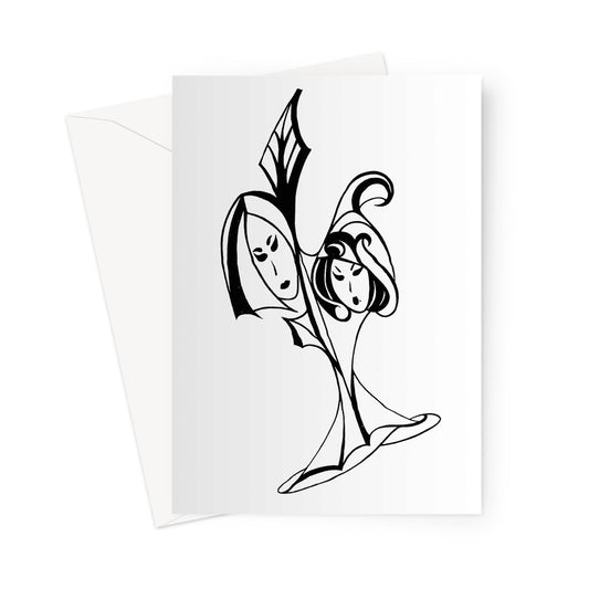 Nipponjin No Hana Greeting Card