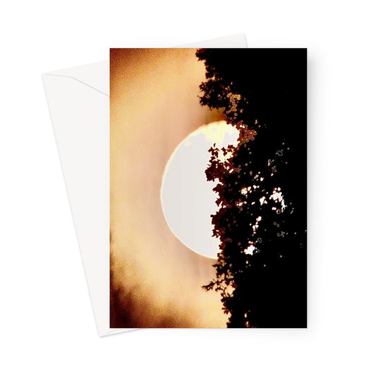 Moon 5 Greeting Card