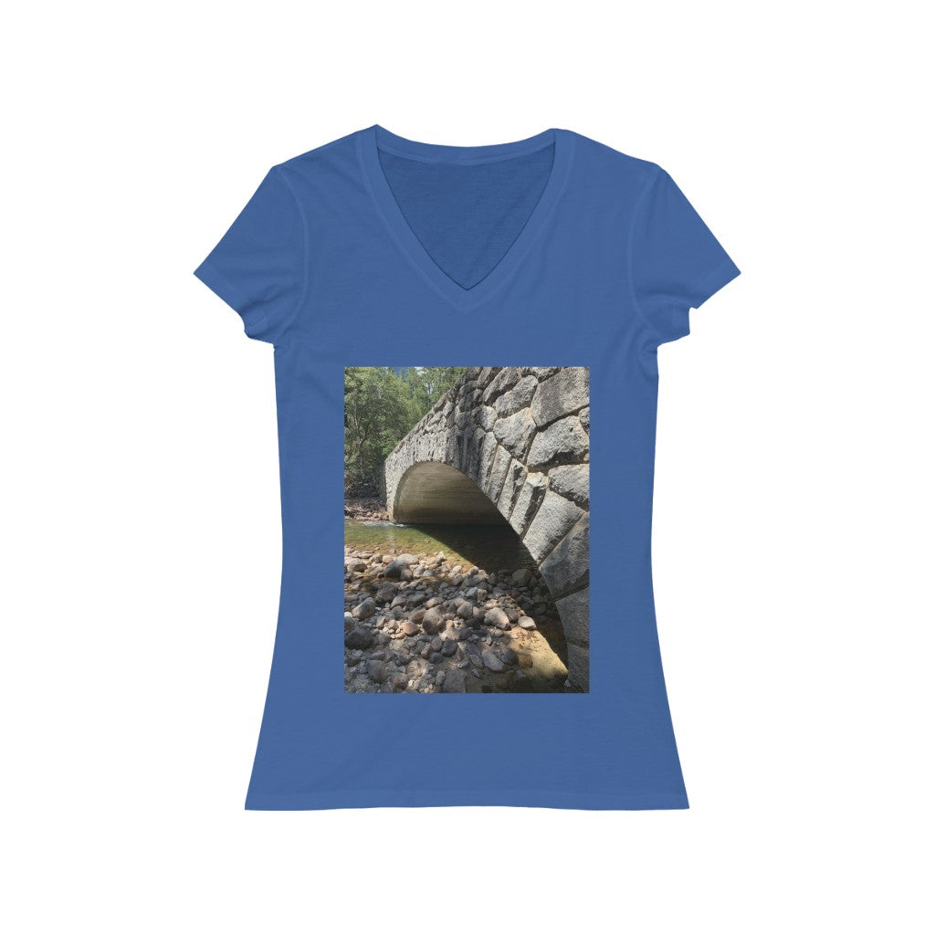 Stone Bridge - Women's Jersey Short Sleeve V-Neck Tee