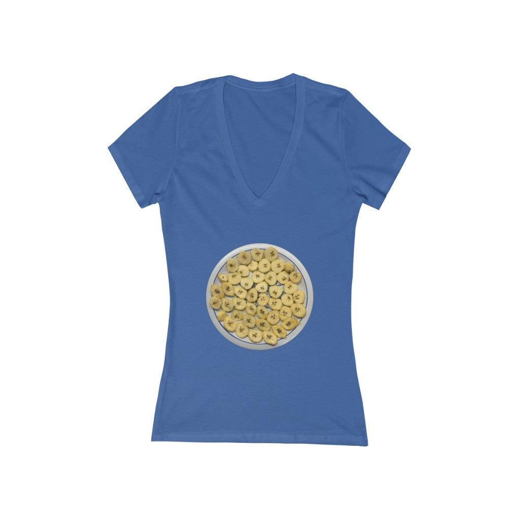 Plantains - Women's Jersey Short Sleeve V-Neck Tee
