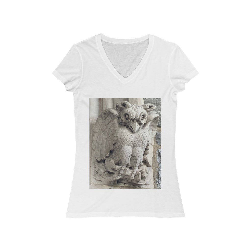 Face 4 - Women's Jersey Short Sleeve V-Neck Tee