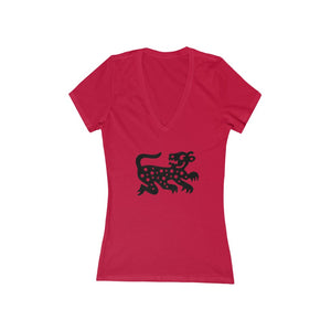 Hyena - Women's Jersey Short Sleeve V-Neck Tee