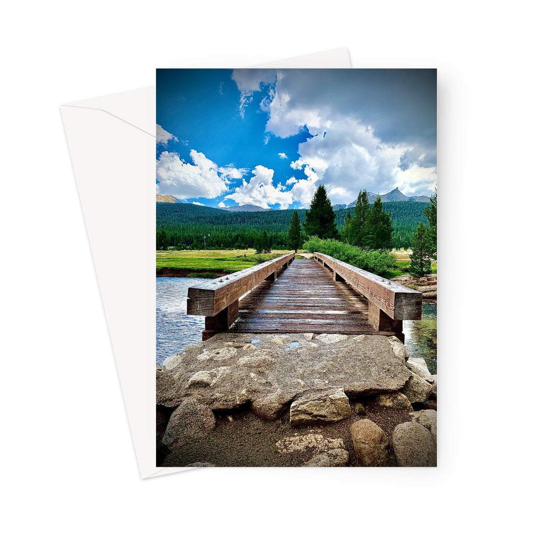 Yosemite Bridge Greeting Card