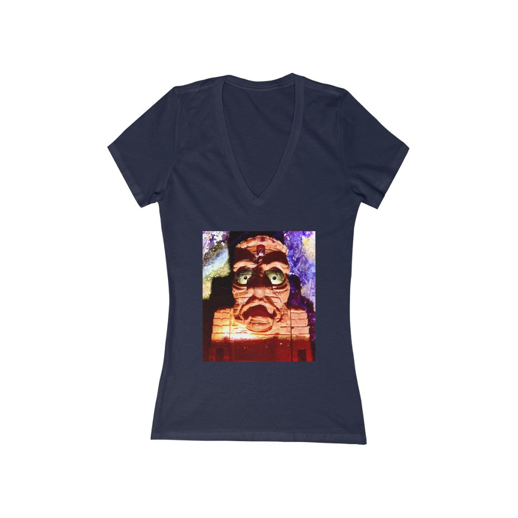 Toy in Basement - Women's Jersey Short Sleeve V-Neck Tee