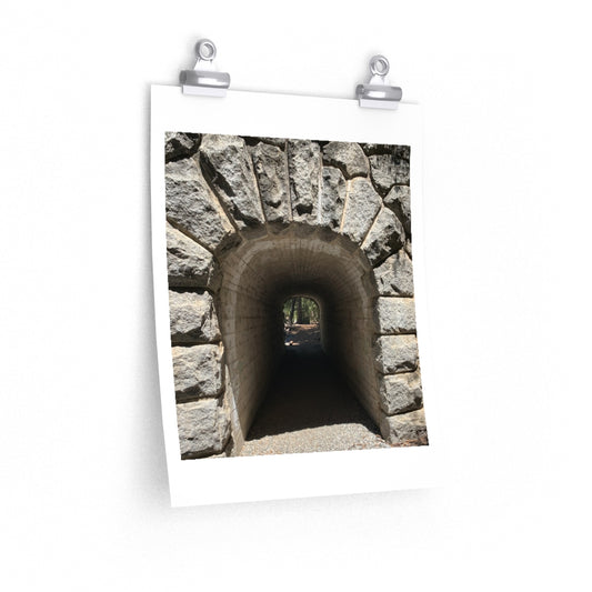 Tunnel - Premium Matte poster