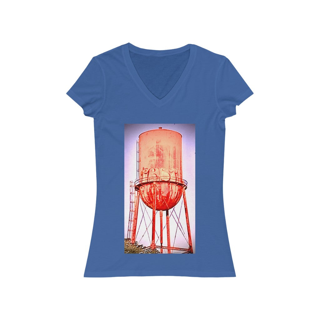Tower - Women's Jersey Short Sleeve V-Neck Tee