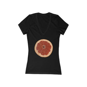 Grapefruit - Women's Jersey Short Sleeve V-Neck Tee