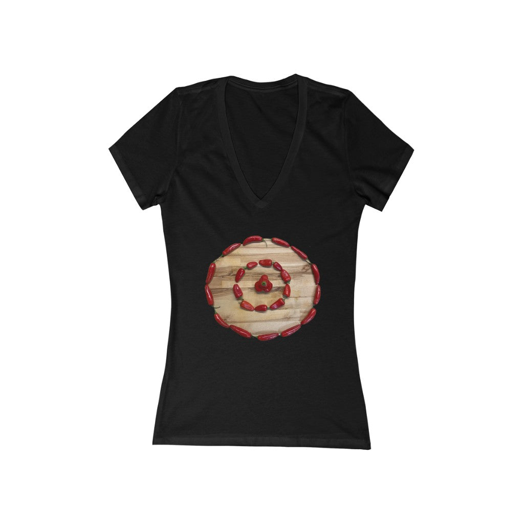 Ring of Fire 3 - Women's Jersey Short Sleeve V-Neck Tee
