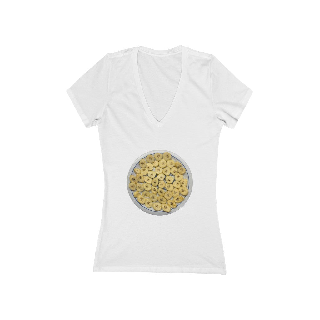Plantains - Women's Jersey Short Sleeve V-Neck Tee