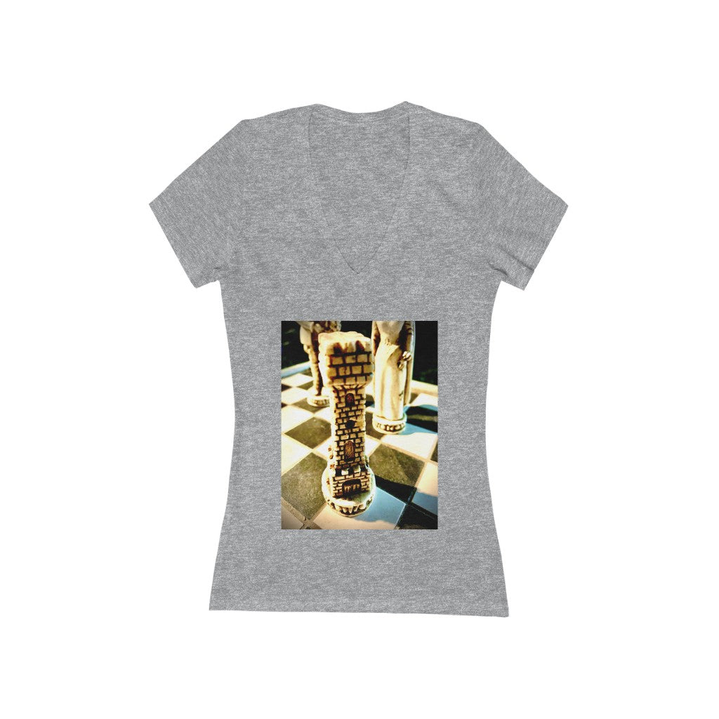 Rook - Women's Jersey Short Sleeve V-Neck Tee