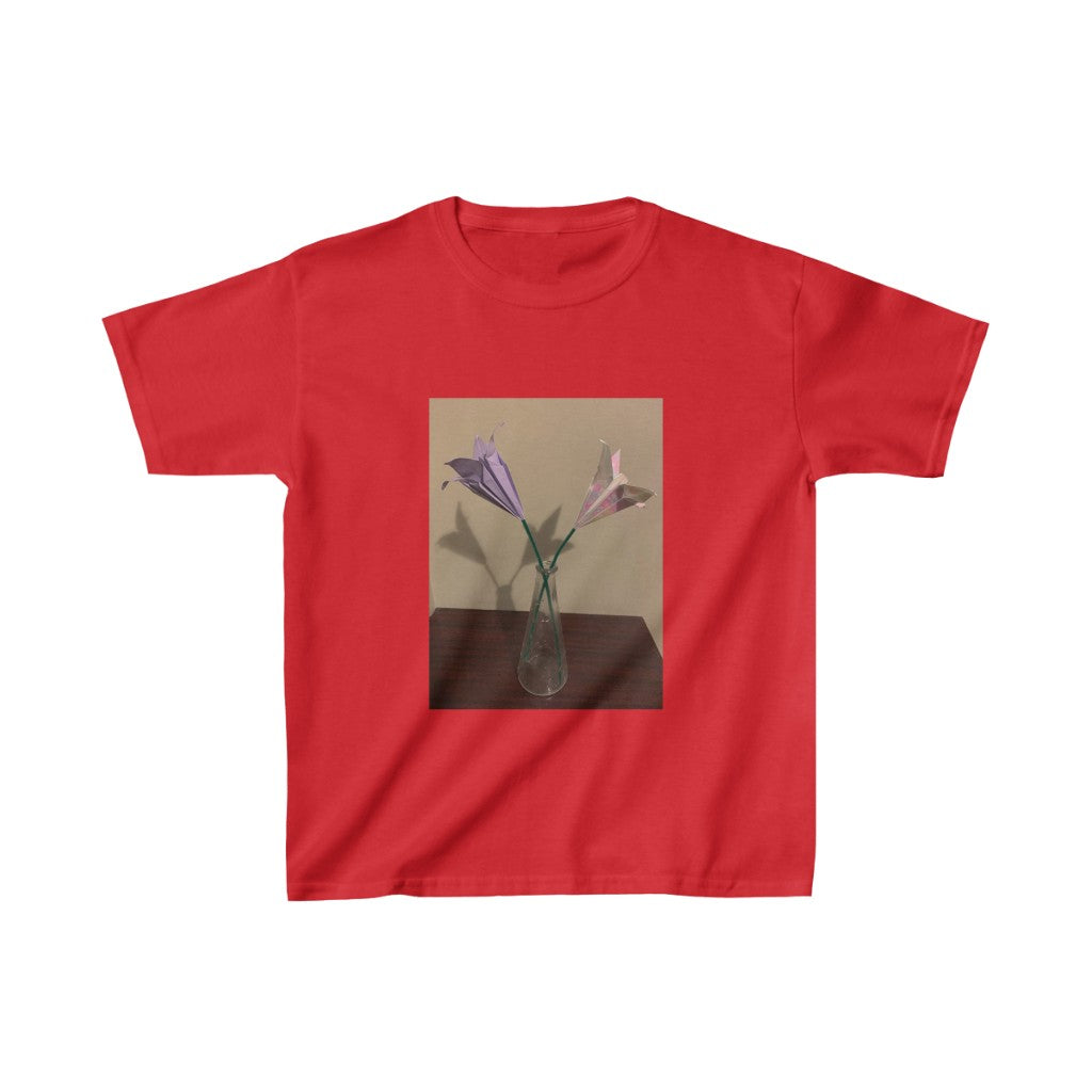 Origami Flowers - Kids Heavy Cotton™ Tee